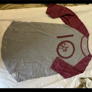 Tentree 3/4 sleeve shirt